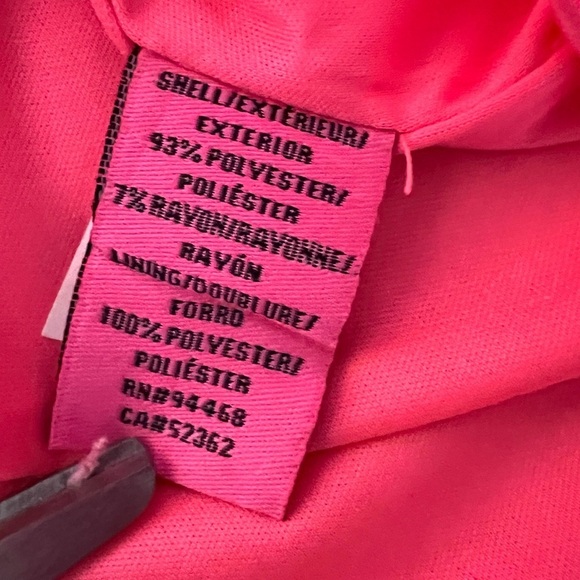 BETSEY JOHNSON Jacquard Structured Pink Mini A-Line Dress Size 6 - Picture 12 of 13